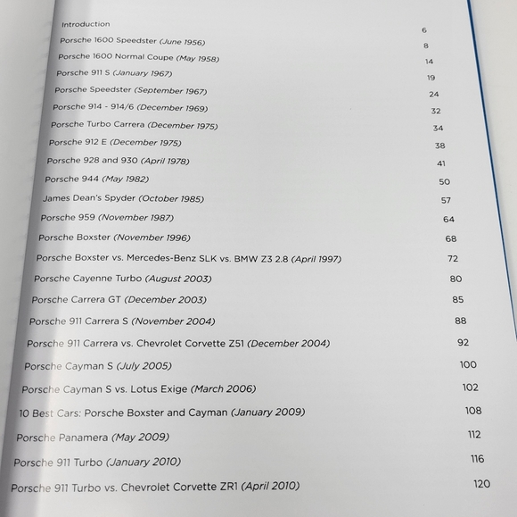 Car and Driver Iconic Cars Porsche Hard Cover Book New - Picture 4 of 7